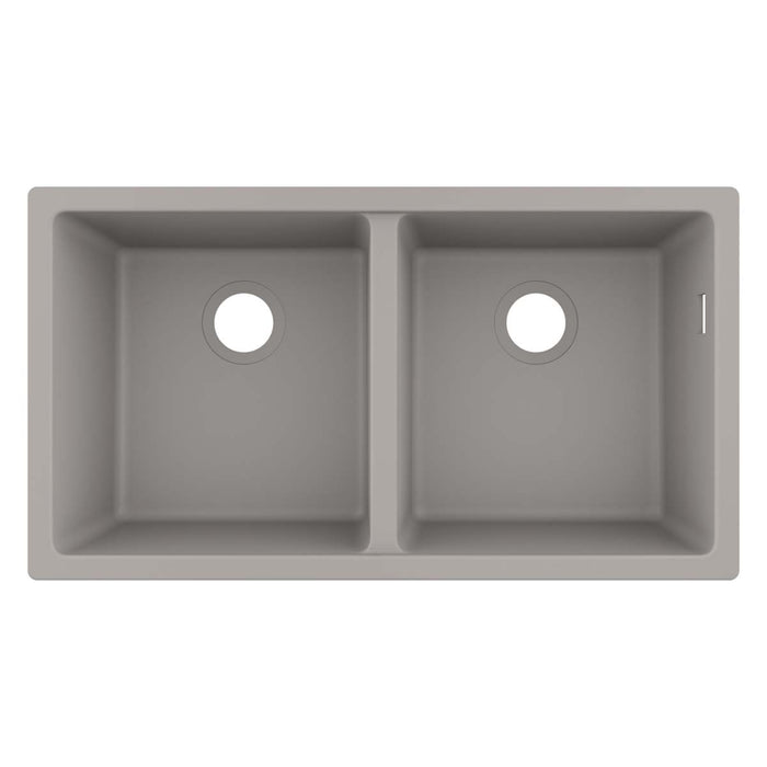 Hansgrohe S51 Double Bowl Granite Composite Undermount