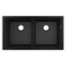 Hansgrohe S51 Double Bowl Granite Composite Undermount
