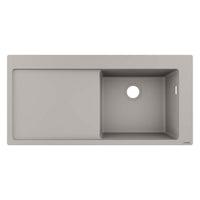 Hansgrohe S51 Granite Composite Kitchen Sink with Draining