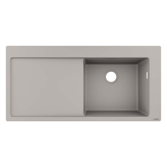 Hansgrohe S51 Granite Composite Kitchen Sink with Draining