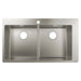 Hansgrohe S71 Double Bowl Kitchen Sink - 865x500mm