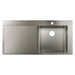 Hansgrohe S71 Kitchen Sink with Draining Board - Stainless