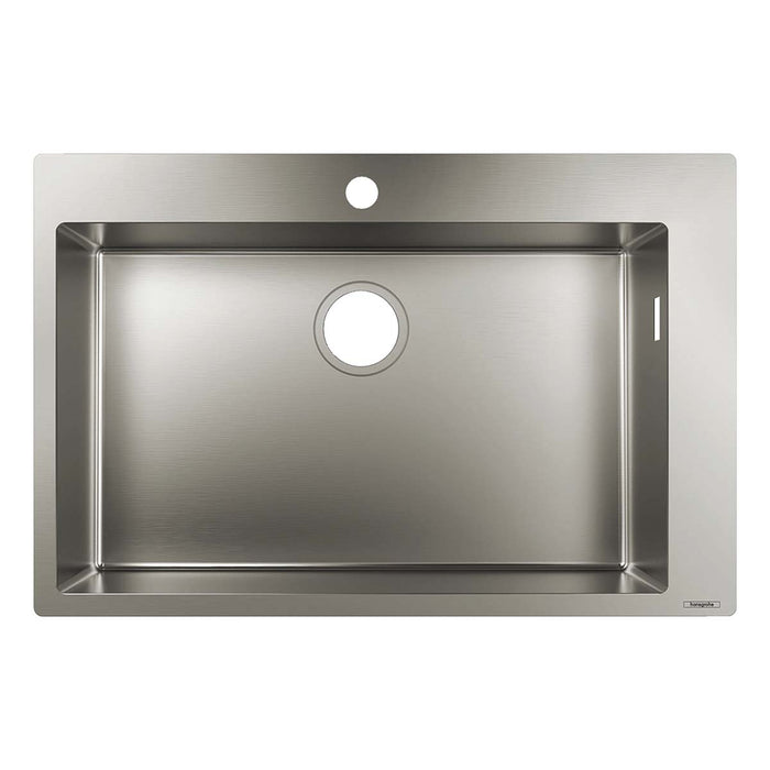 Hansgrohe S71 Kitchen Sink - Stainless Steel - 760 x 500mm
