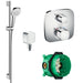 Hansgrohe Soft Cube Shower Valve With Croma Select Rail Kit