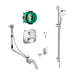 Hansgrohe Soft Cube Shower Valve With Croma Select Rail Kit