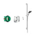 Hansgrohe Soft Cube Shower Valve With Pulsify Rail Kit