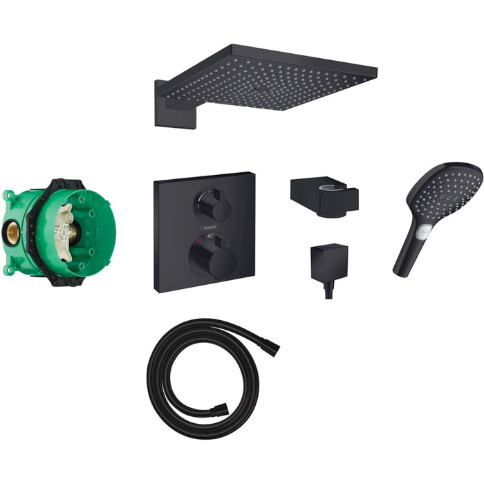Hansgrohe Square Concealed Shower Valve With Raindance