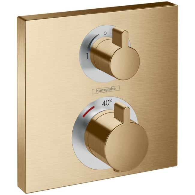 Hansgrohe Square Concealed Shower Valve With Raindance