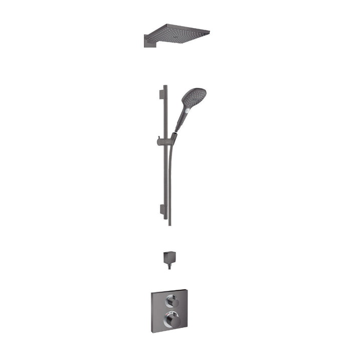 Hansgrohe Square Concealed Shower Valve With Raindance