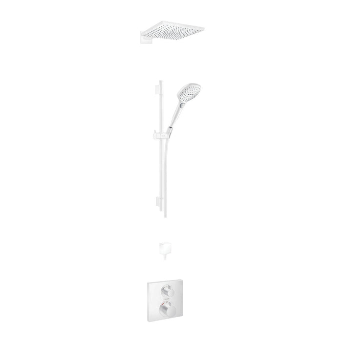 Hansgrohe Square Concealed Shower Valve With Raindance