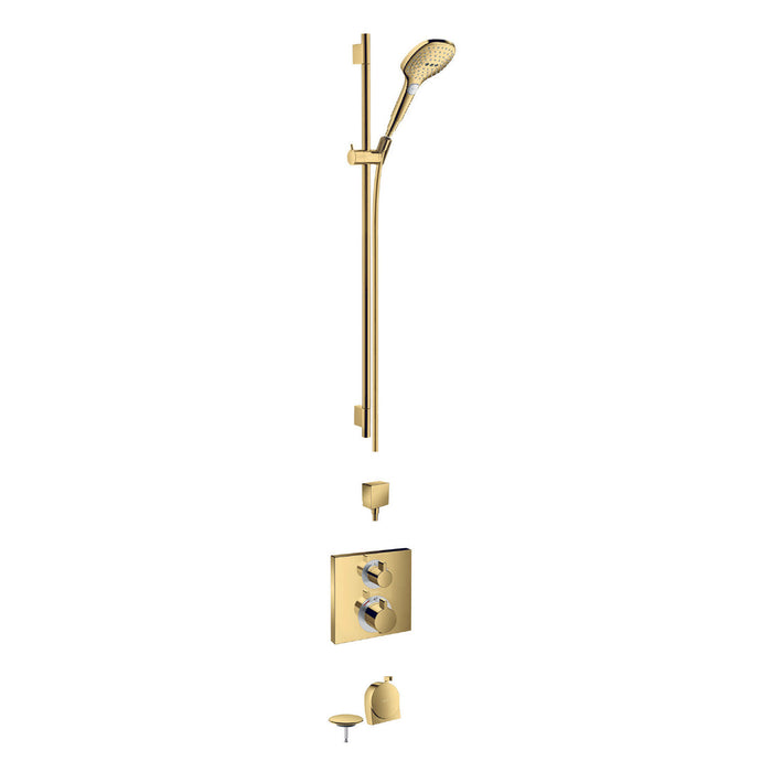 Hansgrohe Square Concealed Shower Valve With Raindance