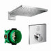 Hansgrohe Square Select Shower Valve With Raindance (300)