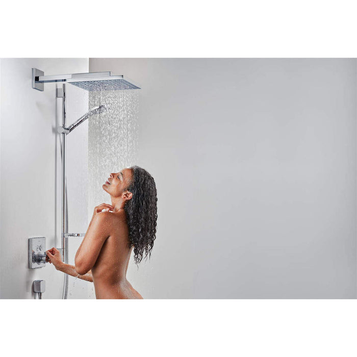 Hansgrohe Square Select Shower Valve With Raindance (300)