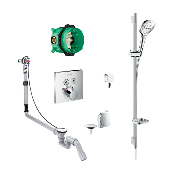Hansgrohe Square Select Shower Valve With Raindance Select