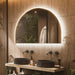 HiB Alba Arch Illuminated LED Mirror - 500mm - Illuminated