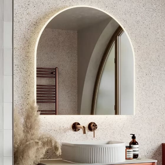 HiB Alba Arch Illuminated LED Mirror