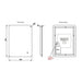 HiB Ambience Steam Free Illuminated LED Mirror