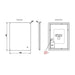 HiB Ambience Steam Free Illuminated LED Mirror