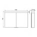 HiB Apex 2 Door Illuminated LED Mirror Cabinet