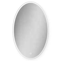 HiB Arena LED Ambient Oval Illuminated LED Mirror