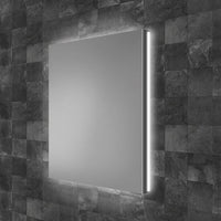 HiB Atrium 50 LED 1 Door Semi - Recessed Mirror Cabinet