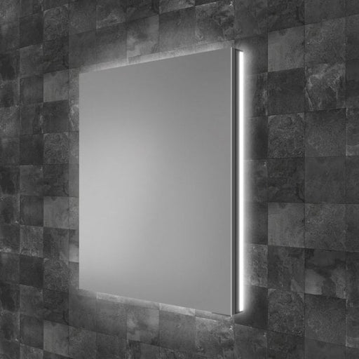 HiB Atrium 50 LED 1 Door Semi - Recessed Mirror Cabinet