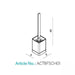 HIB Atto Floor Standing Toilet Brush and Holder - Toilet