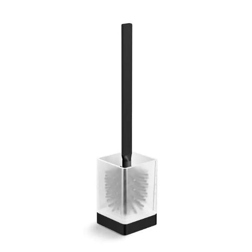 HIB Atto Floor Standing Toilet Brush and Holder - Black