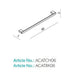 HiB Atto Towel Rail - Towel Rings