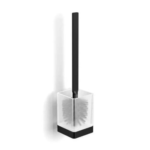 HIB Atto Wall Mounted Toilet Brush and Holder - Black