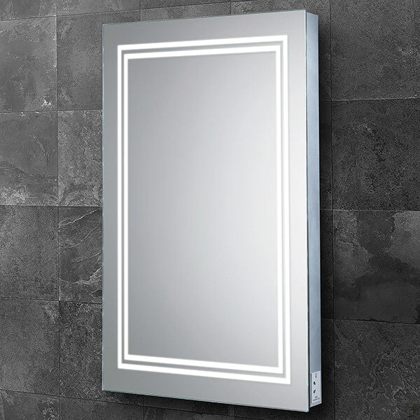 HiB Boundary Portrait Illuminated LED Mirror - 600mm