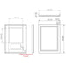 HiB Boundary Portrait Illuminated LED Mirror - Illuminated
