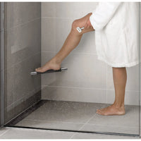 HiB Corner Grab Bar - Chrome - Grab Rails