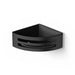 HiB Corner Shower Basket WIth Removable Tray - Black