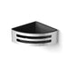 HiB Corner Shower Basket WIth Removable Tray - Chrome