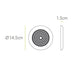 HiB Cyclone Wet Room Inline Fan - 145mm Diameter - Bathroom