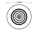 HiB Cyclone Wet Room Inline Fan - 145mm Diameter - Bathroom