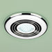 HiB Cyclone Wet Room Inline Fan - 145mm Diameter - White