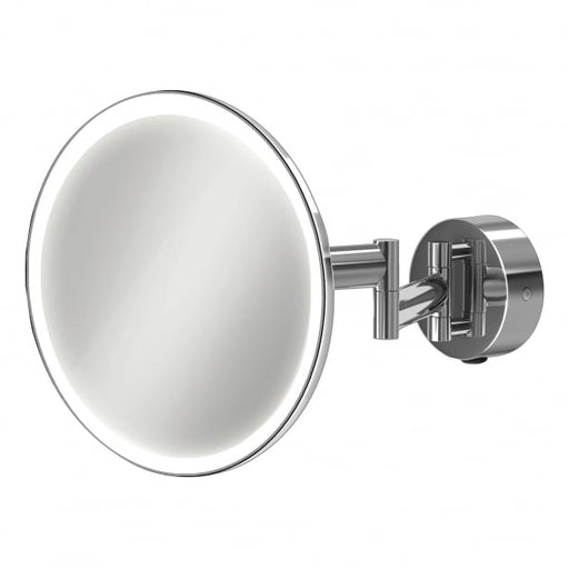 HiB Eclipse Round LED Magnifying Mirror With Rocker Switch