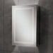 HiB Edge 1 Door Illuminated LED Mirror Cabinet - 700mm x