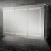 HiB Edge 3 Door Illuminated LED Mirror Cabinet - 700mm x