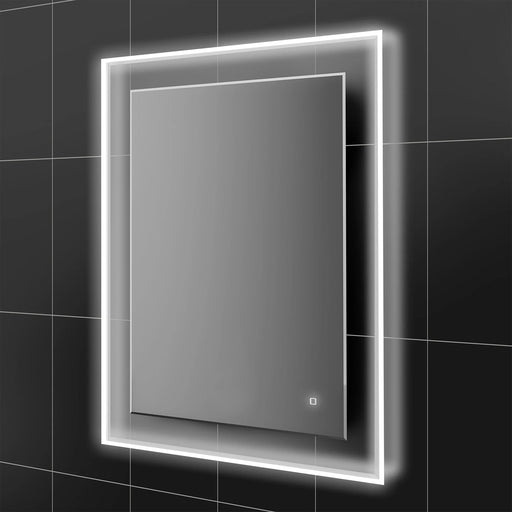 HiB Element Illuminated LED Mirror With Charging Frame