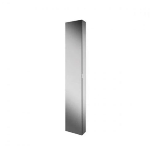 HiB Eris 1 Door Mirror Cabinet - Aluminium - Non