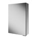 HiB Eris 1 Door Mirror Cabinet - Aluminium - Non