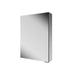 HiB Eris 1 Door Mirror Cabinet - Aluminium - Non