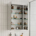 HIB Eris 2 Door Slim Mirror Cabinet - Non Illuminated