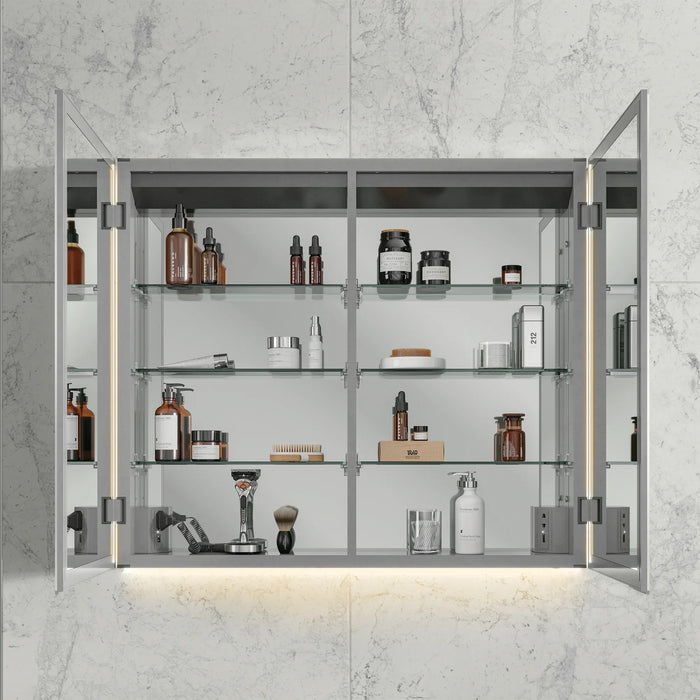 HiB Ether 2 Door Illuminated LED Mirror Cabinet