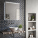 HiB Ether 2 Door Illuminated LED Mirror Cabinet