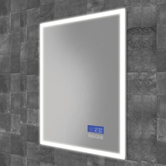 HiB Globe Plus Illuminated LED Mirror - 700mm x 500mm