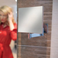 HiB Helix Square Magnifying Mirror - 166mm x 162mm